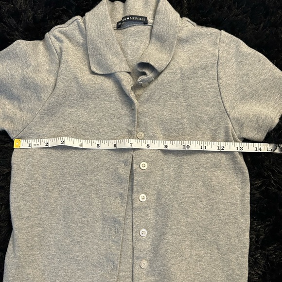 BRANDY MELVILLE button up top in grey - Picture 4 of 4